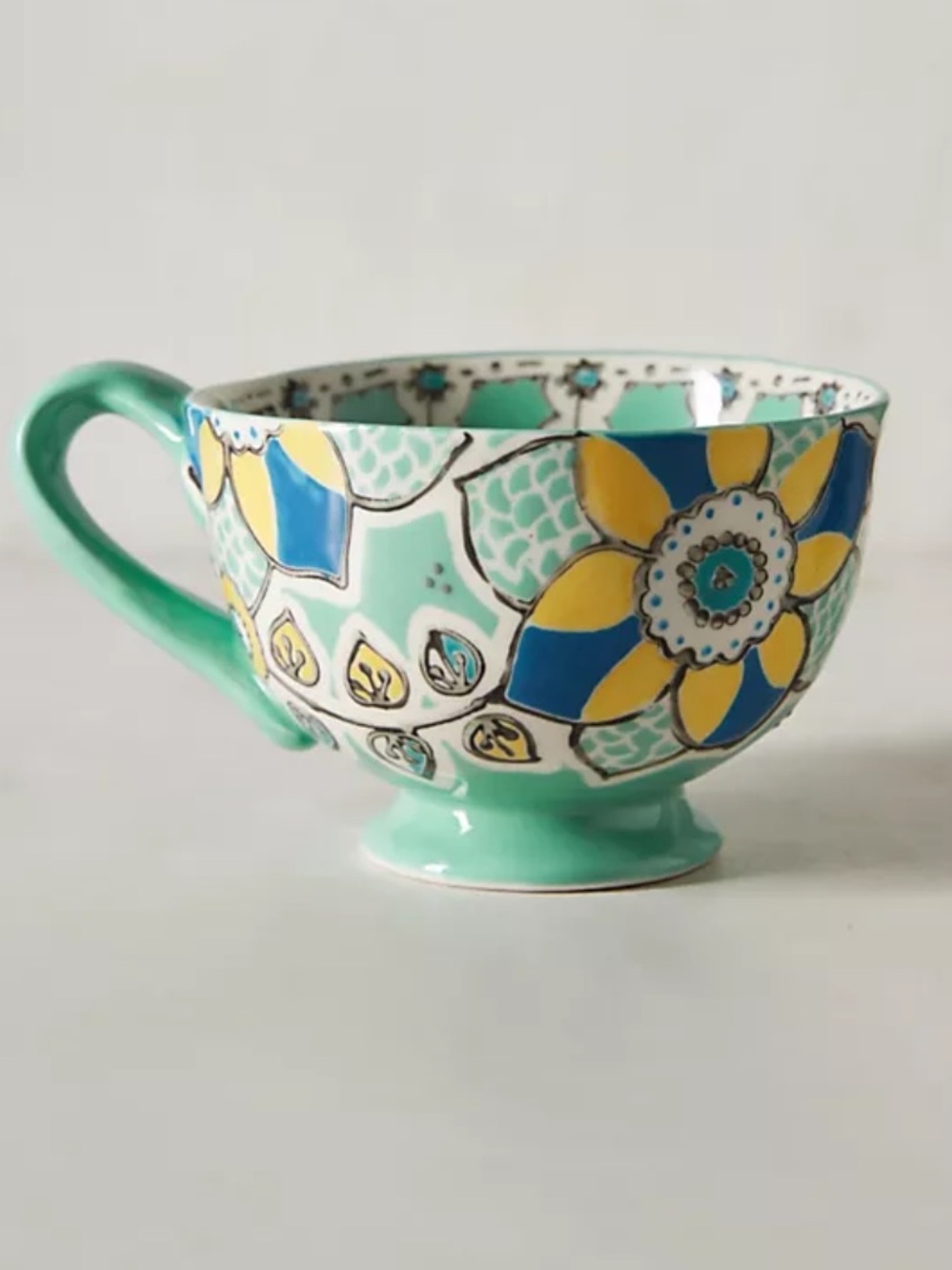 Anthropologie Ella Mug in Mint